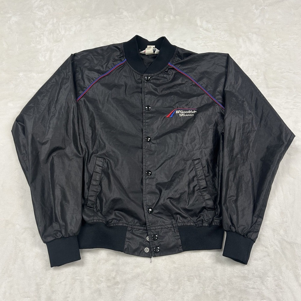 Official Performance Sportswear Bomber Jacket Mens Medium Black BFGoodrich USA
